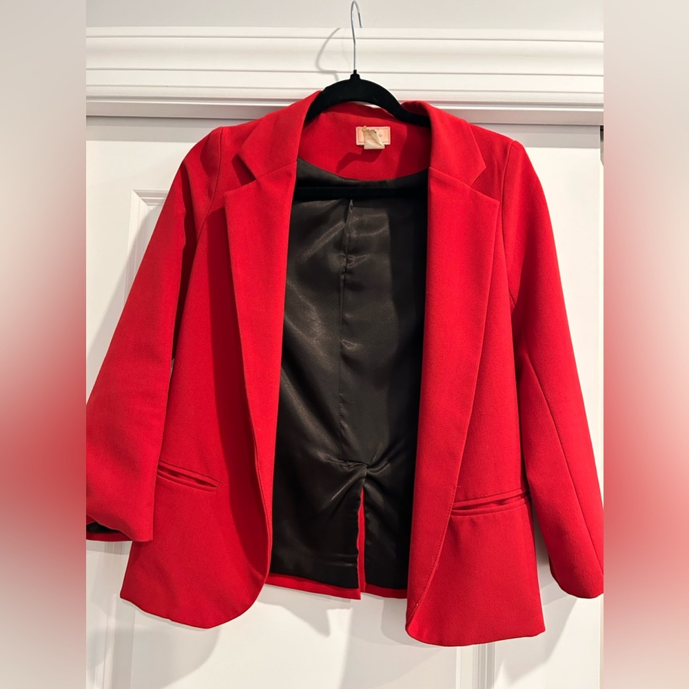 Red blazer